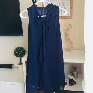 Lotus navy dress romper